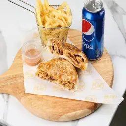 فطيرة برجر دجاج